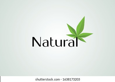 This is legal natural marihuana logo