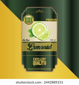 This lemon label design encapsulates the vibrant essence of freshly picked lemons, perfect for products aiming to evoke a sense of natural freshness and zest. Against a clean, white background.