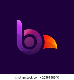 This Letter B Logo Stock Vector (royalty Free) 2059958840 