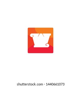 This is a Letter icon Design. It's flat type design with abstract color.