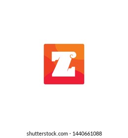 This is a Letter icon Design. It's flat type design with abstract color.