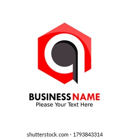 This is a letter logo design template illustration
