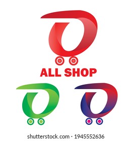 This is a a Letter Logo for online shop, ecommerce business