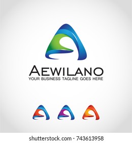 This is a A letter logo used for many purposes.