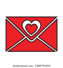 This is a letter with a love theme