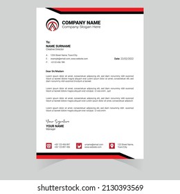 This is a Letterhead design