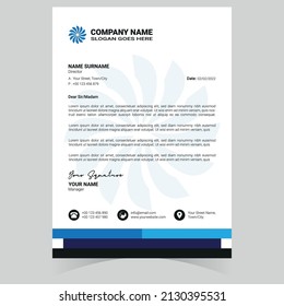 This is a Letterhead design
