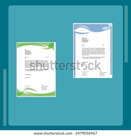 This letterhead design can be used in all kinds purpose of letterhead design like business letterhead design, corporate letterhead and can be used many more.
