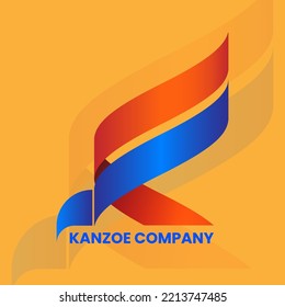 This letter-shaped logo can be used for corporate and business brands.