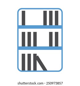 This library icon relates to education and science. It is recommended for use on websites, web applications and mobile applications.