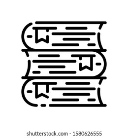 This is library vector icon with white background
