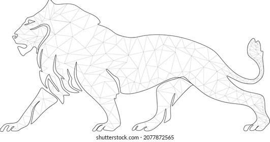 This is an lien art of lion.