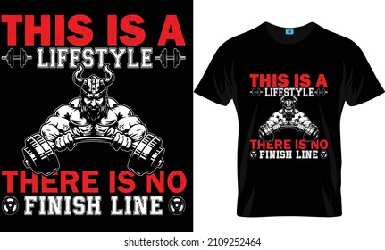 This is a life style t-shirt design