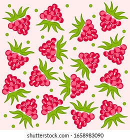 This is a light pink background with raspberries. This is a berry texture with organic products.
