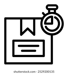 Este icono de stock limitado es adecuado para logística, entrega y distribución, etc.