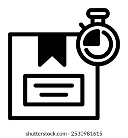 Este ícone de estoque Limitado é adequado para Logística, Entrega e Distribuição, etc.