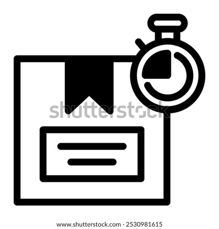 This Limited stock icon is suitable for Logistic, Delivery and Distribution, etc.
