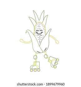 This Is Line Color Corn