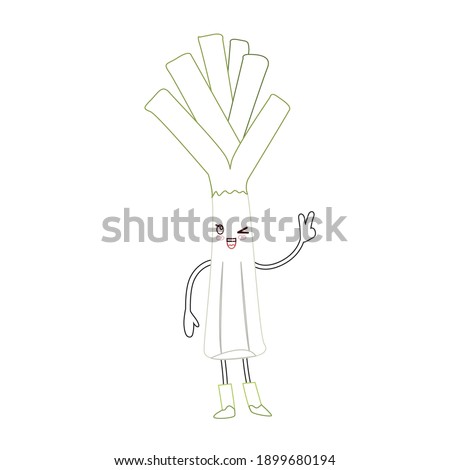 This Is Line Color Leek