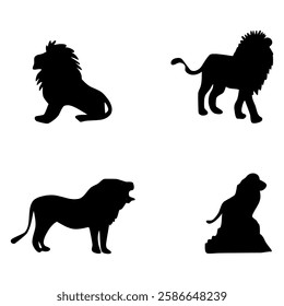 This lion logo exudes a dynamic energy that inspires trust and respect