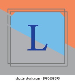 This is a L-letter logo design.