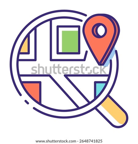 This Location icon is suitable for Travel and Tourism, etc