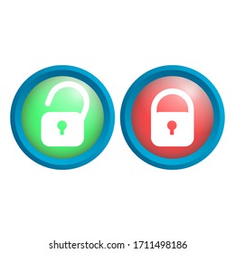 Este icono de bloqueo y desbloqueo es perfecto para las necesidades de desarrollo de su sitio web y para apoyar su diseño gráfico