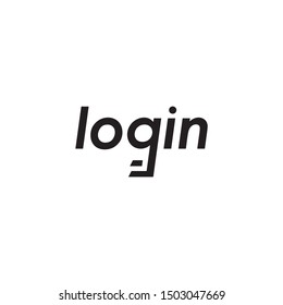 this is a login text with a key picture there