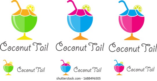 This logo is about coconut tail.