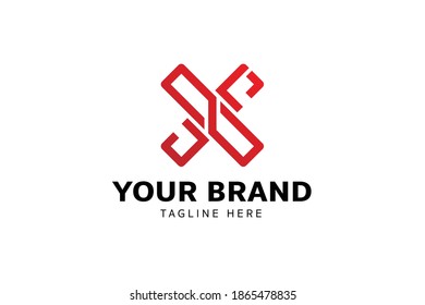 This logo abstract of letter JNL and infinity logo