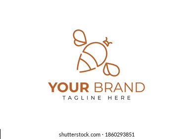 Este logotipo es una abstracción de la letra D y la letra H combinadas con abejas. Este logotipo es adecuado para una tienda que vende miel