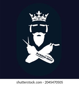 This logo for barber shop