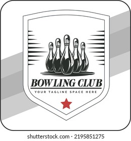 This is Logo of Bowling vector Logo Design