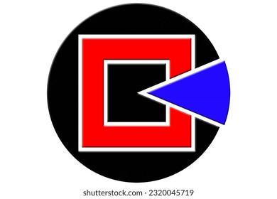 Das ist Logo (C) signieren rotes Farbquadrat.