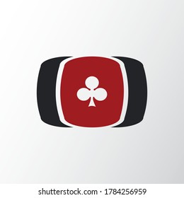 This logo can be used as an offline gambling logo also online