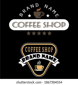 This logo can be used for a coffee shop business