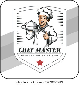 This is Logo of Chef Master logo  Design