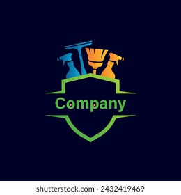 This is the logo for a Cleaning Company. I gave the sample you can download it and then edit it easily. I am sure my file won't face you any problem. I is fully designed by me.