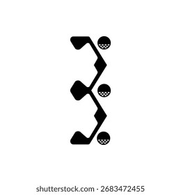 Este logotipo es una combinación de la letra B y el golf. Sencillo, minimalista y futurista.