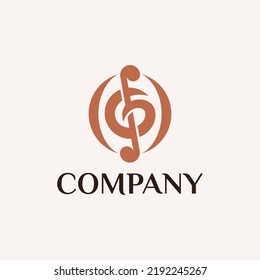 This logo is a combination of the letter G and musical notes. The style of this logo is simple, minimalist, modern, abstract. This logo is suitable for music orchestra.