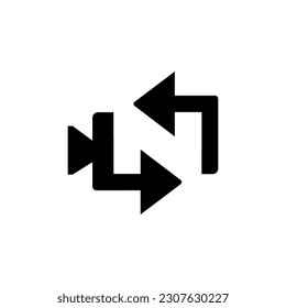 This logo is a combination of the letter N, an arrow and a video camera. Simple, minimalist and futuristic.