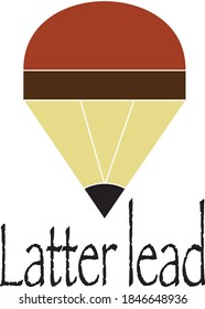 Este logotipo, una combinación de lápices y panecillos de hamburguesa, puede utilizarse como producto o marca.