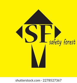 This is Logo combination S and F vector Design art