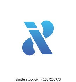 This logo is combine with I & X letter.Gradient colorful design with simplicity style.