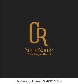 This logo combines the letters C and R in one elegant and simple design. The chosen brown color reflects warmth, stability and trust, while the letter shapes are arranged harmoniously to emphasize the