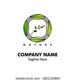 This Is Logo For Companies With Herbs Concepts, Nature, Agricultural, Biomedical, Healthy, Traditional Medical, Etc.