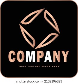 Este es el logotipo de diseño de vectores de logotipos de empresas