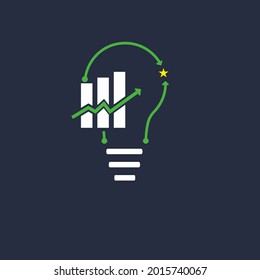 This logo concept is focused on the success of an organizationcompany, where the green line (middle) symbolizes progress. It is very suitable for use in a financial company, organization, etc.