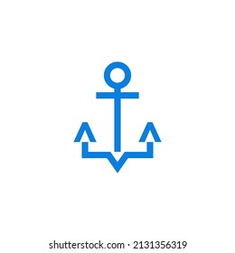 Este logotipo consiste en un anclaje combinado con algún código en la programación. La decoración es sencilla, moderna y minimalista.
