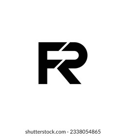 This logo consists of a combination of two letters, namely F and R. Made in a simple, modern and minimalist manner, it is suitable for any brand that has the initials of these letters.